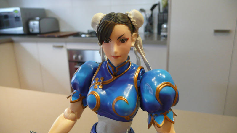 Illustration for article titled Reviewing Chun-Li's Giant Plastic Thighs (and Ryu's Giant Veiny Feet)